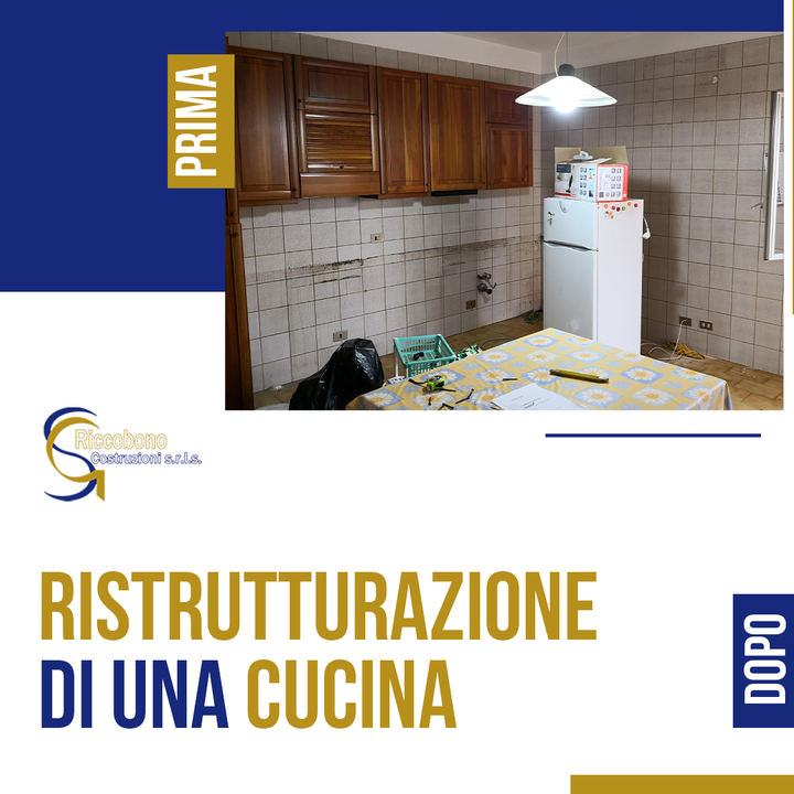➡ Lavoro di #ristrutturazione di una cucina 🏠